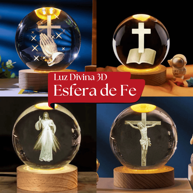 Luz Divina 3D – Esfera de Fe