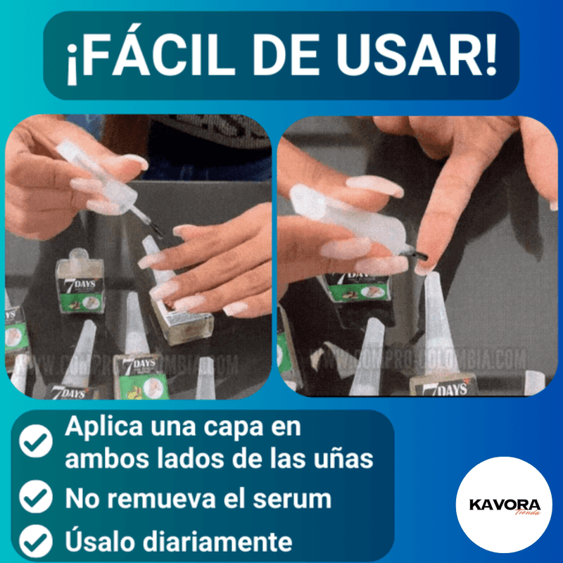 💅(COMPRA 1 & LLEVA 2)🎁 Serum Endurecedor 7 DÍAS - Uñas LARGAS y FUERTES + Envío Gratis