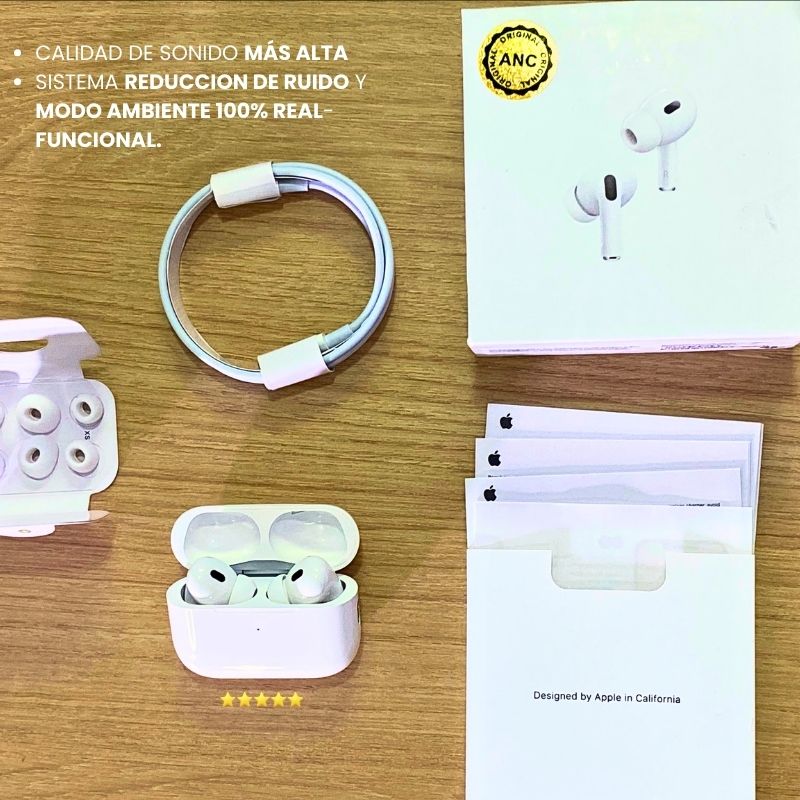 ✅ AirPods Pro 2 (2025)/  Funda + Spotify PREMIUM GRATIS