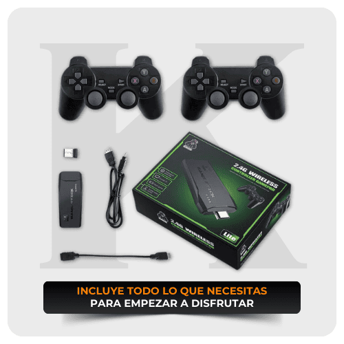 CONSOLA RETRO 4K CON +10.000 JUEGOS INCORPORADOS